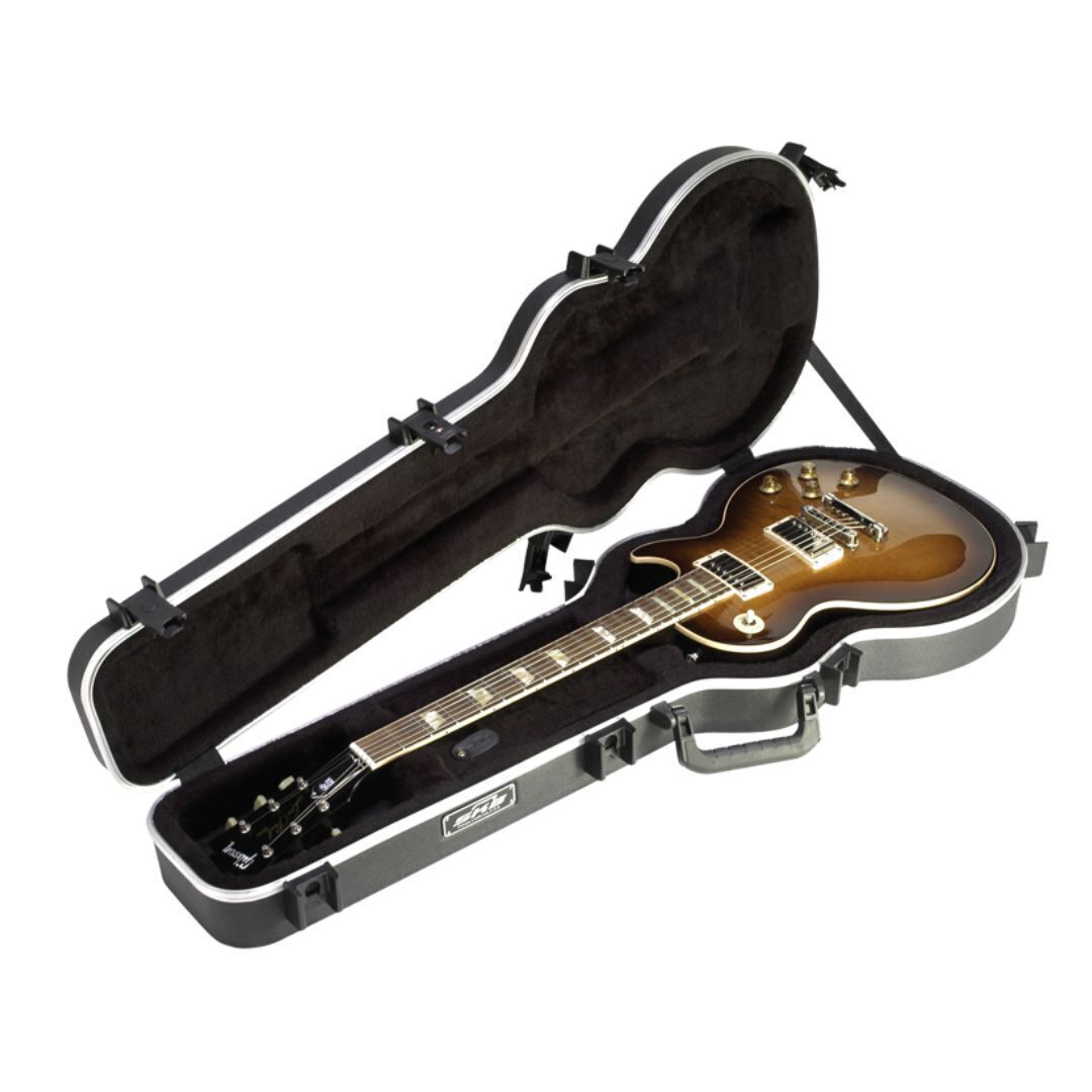 SKB Cases Les Paul Guitar Hardshell Case Arch Top Design TSA Latch
