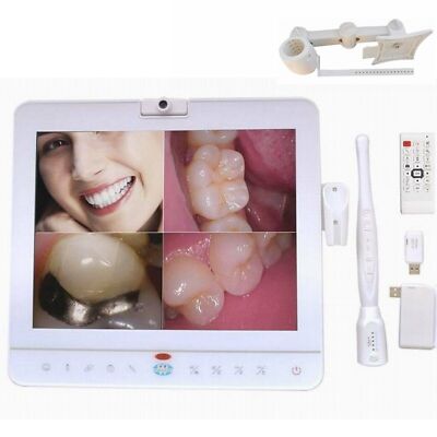 MD Wireless Dental Intraoral Camera 15 Inch Monitor Sony CCD WIFI+LCD Holder CE