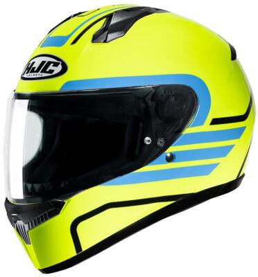 Integralhelm HJC C10 LITO MC3H Gelb Hellblau Größe XS