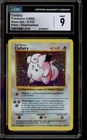 CGC 9 MINT Pokemon Clefairy Base Set Holo Shadowless 5/102