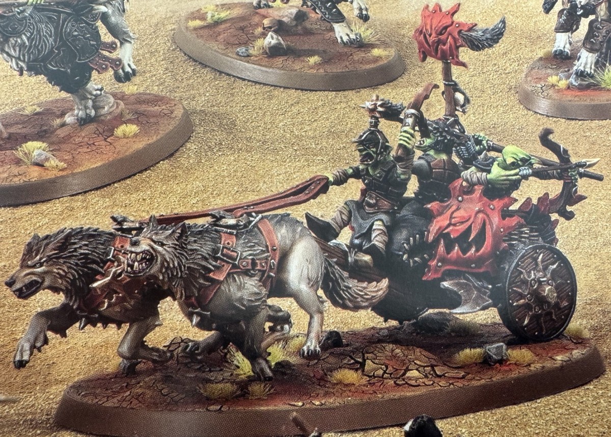 Warhammer Age of Sigmar AOS Gloomspite Gitz Sunsteala Wheelas NOS