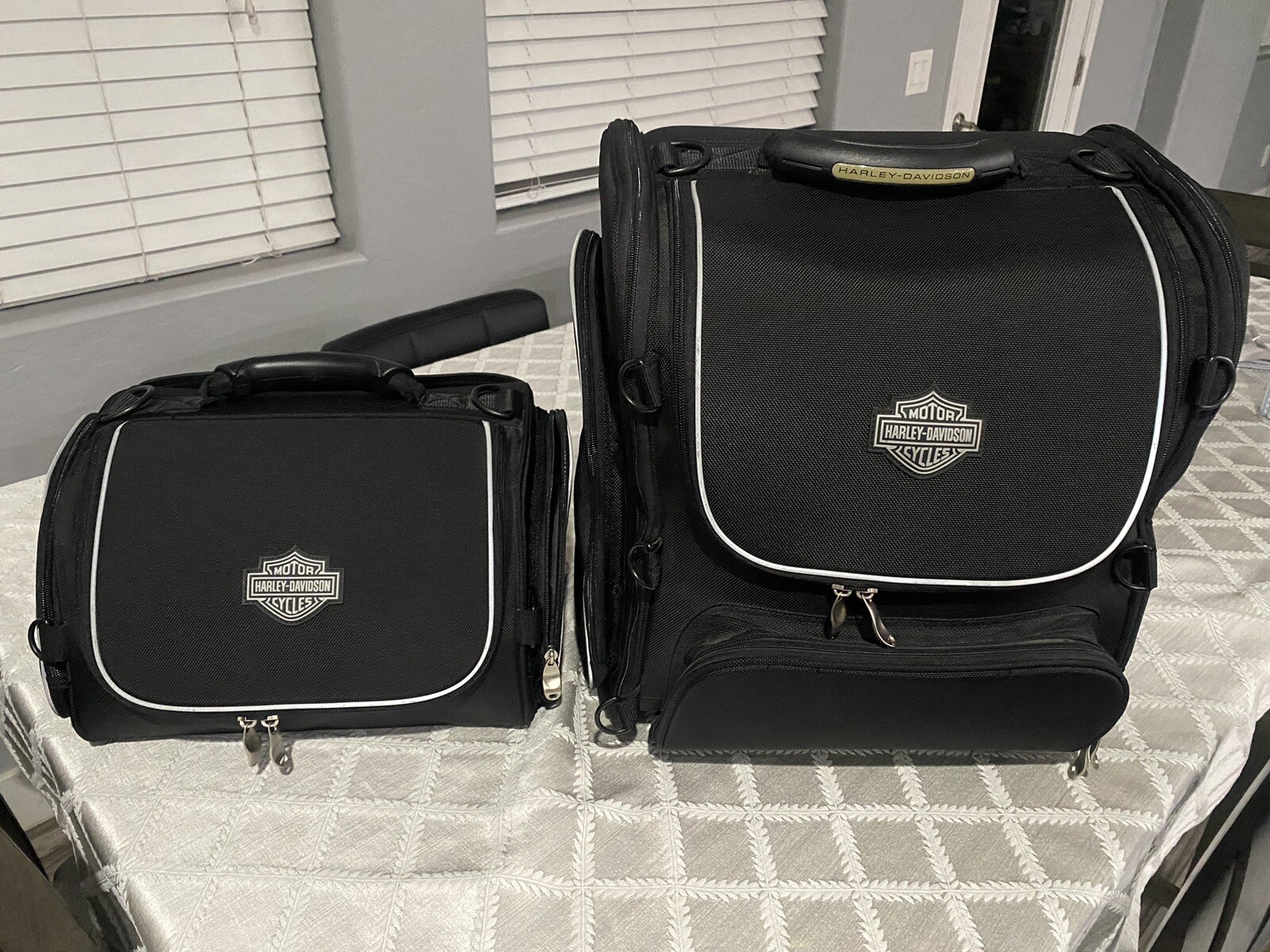 Harley Davidson Classic Bar & Shield Black Bag + Luggage Collection Overnight eBay