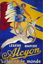 Vintage Bicycle Cycling Print Advertising Poster Poster Poster