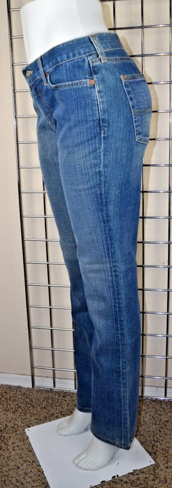 Jeans Vintage Lucky Brand 28 x 30 Talla 28 Años 90 Rider Azul Corte Bota Hechos en EE. UU. Foto 4 de 4