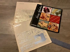 SINGER TOUCH TRONIC 2000 INSTRUCTION MANUAL & SEWING APPLICATIONS BOOKLET