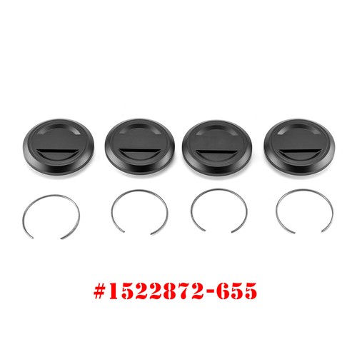 4 WHEEL CENTER CAPS replace # 1522872-655 For POLARIS RZR