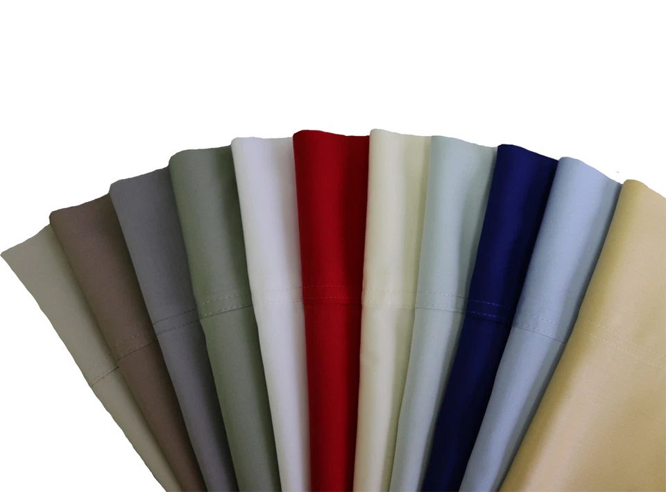 Sábanas de viscosa 100 % bambú suaves gruesas de larga duración con parte superior dividida King (cabeza dividida) Foto 2 de 2