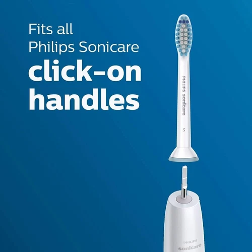 4x Philips Sonicare Original S Sensitive Standard-Schallzahnbürstenköpfe WR1NMN5 - Bild 3 von 4