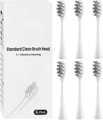 6 Pack Replacement Brush Heads Compatible with Oclean Electric Toothbrush Heads 