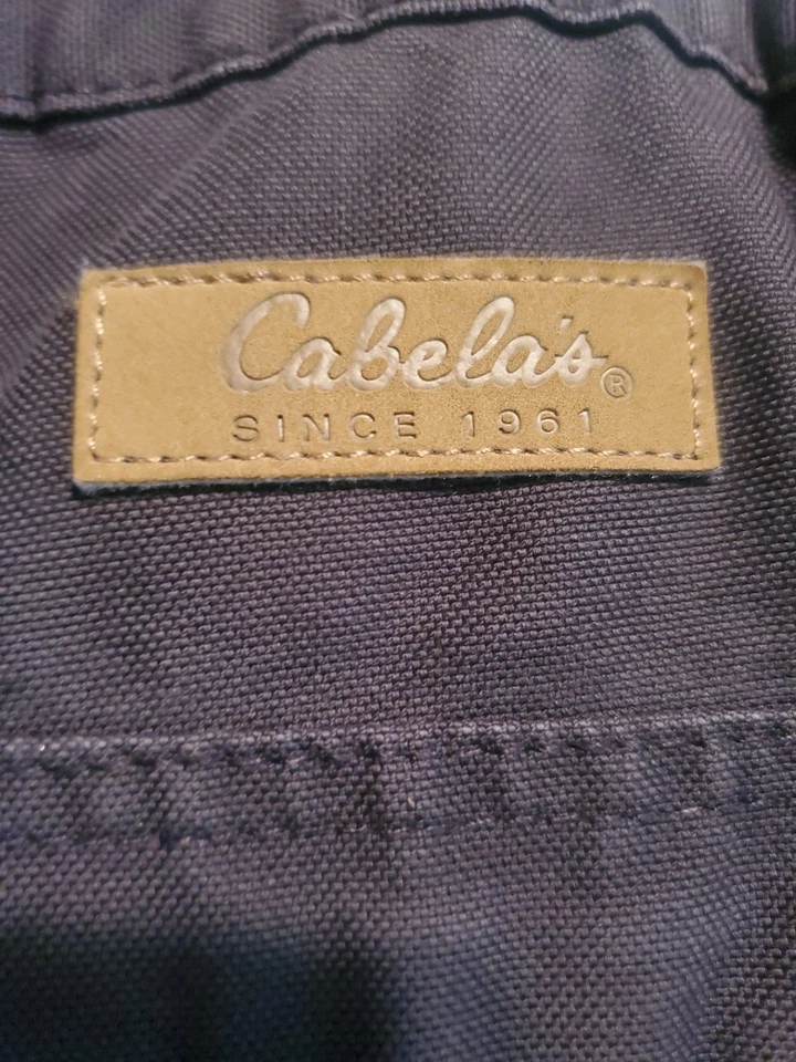 Cabela's Trail Hiker Cargo Pants Black. 40 X 32 100% Cotton. - Image 3 of 4