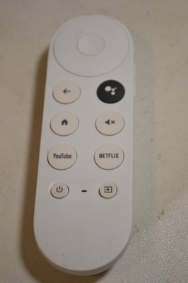 Genuine Google Chromecast G9N9N Remote Control Voice YouTube Netflix TV White
