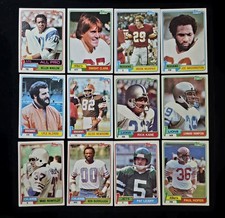 1981 Topps Football - Lot of 59 Cards