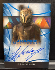 2024 Star Wars Masterwork - Katee Sackhoff as Bo-Katan Kryze Auto Blue Foil #/99