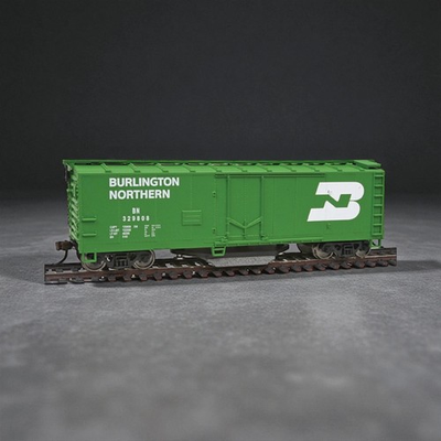 #ad Walthers 931 1753 HO 40#x27; Track Cleaning Car Boxcar Burlington Northern 329808 $32.48