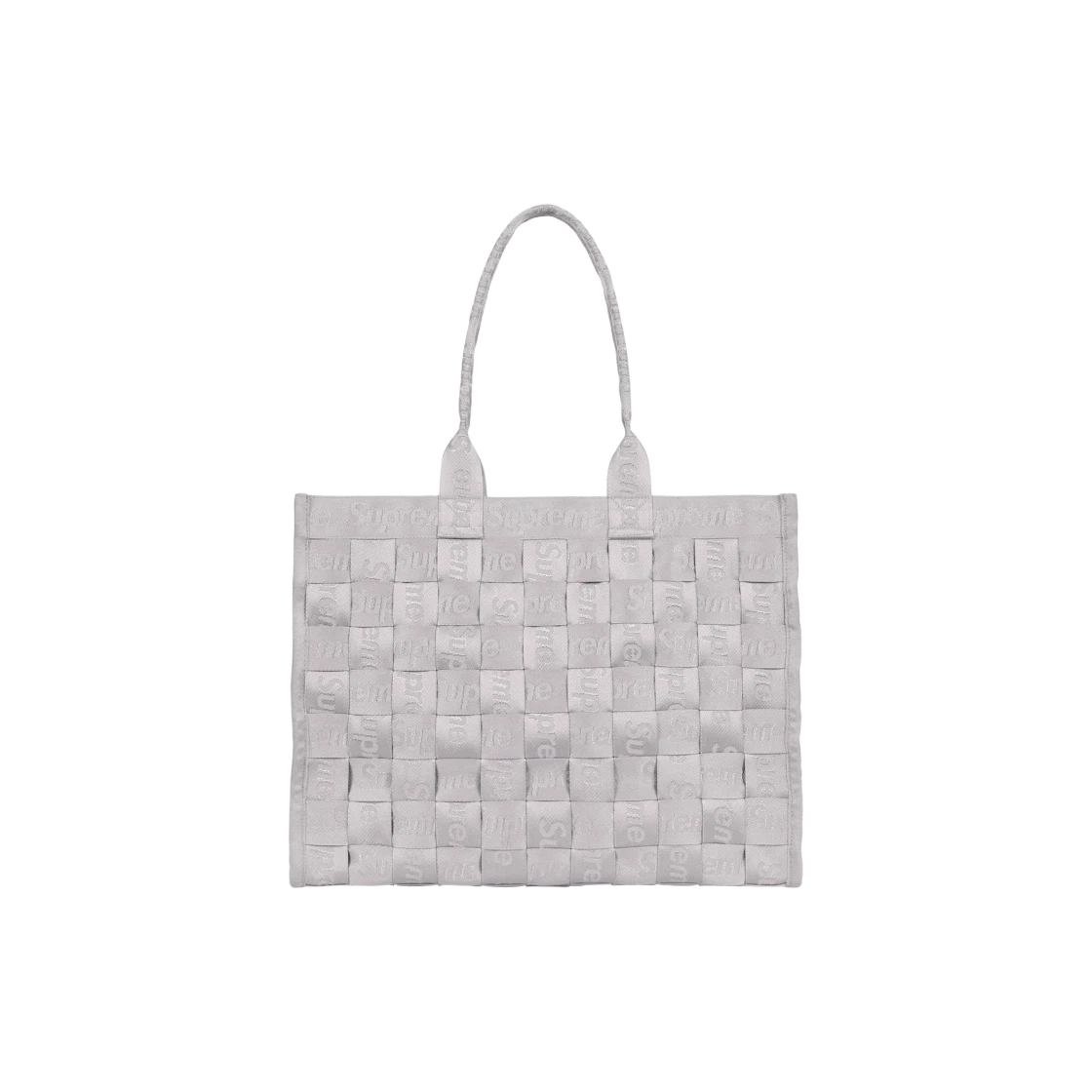 Sac fourre tout gris tissé Supreme   24SS