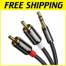 10FT RCA to 3.5mm Y Splitter Cord - HiFi Sound Adapter