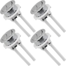4Pcs 38mm Toilet Tank Push Button, Dual Push Flushing Toilet Button, Toilet Tank