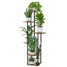 Tall Plant Stand Indoor, 6 Tier Metal Plant Shelf for Multiple Plants, Corner...