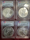 Lot Of (4) 2016 Silver American Eagle MS70 PCGS First Strike 30TH ANNIVERSARY