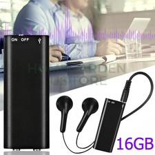 16GB Mini Voice Recorder, 96Hours Voice Recorder Spy Hidden Pocket Tape Recorder