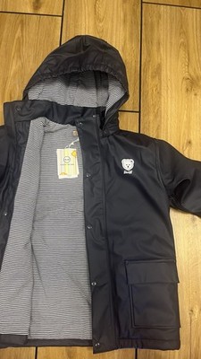 STEIFF Regenjacke Wind-& Wasserfest Größe 116 Dunkelblau Jacke Neu m. Etikett