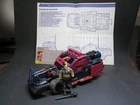 GI Joe Thunder Machine w/ Thrasher Figure Blueprint Filecard 99% Complete