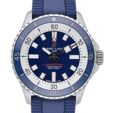 Breitling Superocean 44 A17375E71C1S1 with 42mm Steel case and Blue dial. Exc...