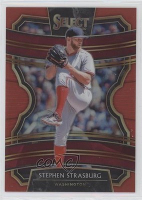 2020 Panini Select Red Prizm 52/199 Stephen Strasburg #49 lw9