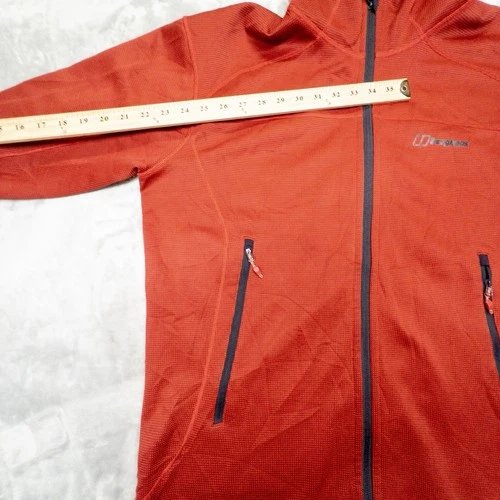 Berghaus Full Zip Red Hoodie Mens XL Gorpcore Outdoors Ski image 6