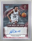 Donald Hand Jr 2025 Bowman Best University #BA-DHJ Best of RC Rookie Auto
