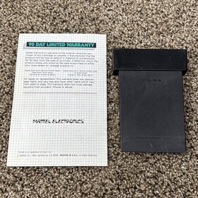 BurgerTime Atari 2600 Video Game Cartridge With Manual 1982. Tested 