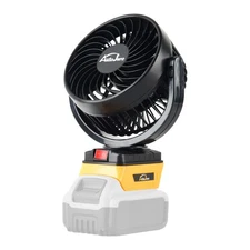 Portable Workshop Desk Fan Jobsite Fan For Dewalt 20V Battery Cordless
