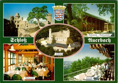 Multi View Auerbach Castle & Restaurant Bensheim Germany