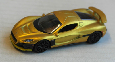 Majorette Rimac Nevera gelbmetallic Sportwagen Auto Car yellow jaune amarillo