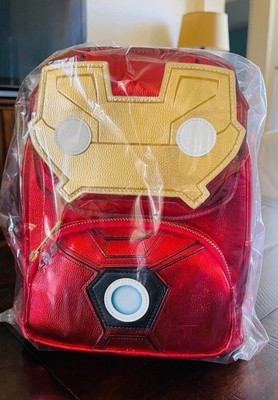 Marval Ironman light up Loungefly Backpack. NWT. s-l400.jpg main image 2