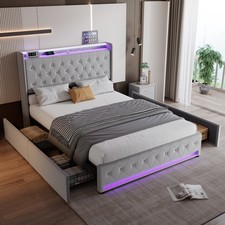4ft6 Double Bed Frame with 4