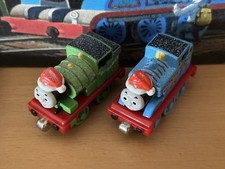 Take Along N Play Diecast Thomas Train Snow Covered Holiday Thomas  Percy 