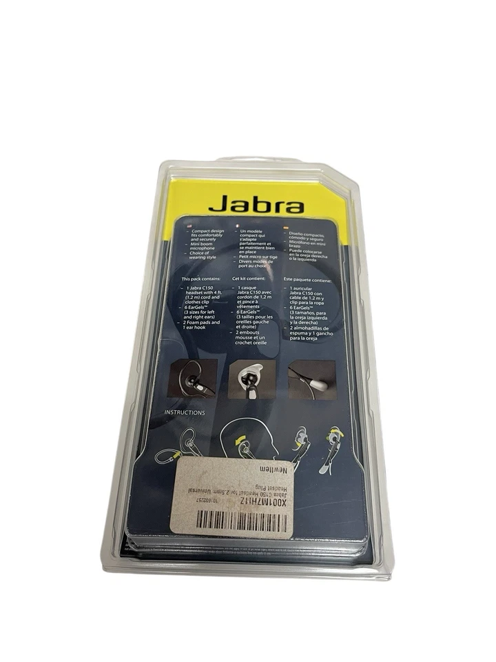 Jabra C150 Hands-Free Universal Headset Plug for Most Phones w/2.5 mm Jack - Image 2 of 2