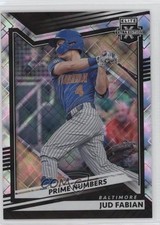 2022 Panini Elite Extra Edition Prime Numbers A /195 Jud Fabian #67 0i4k