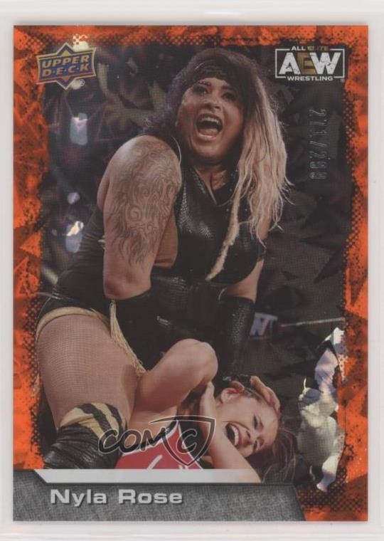 2022 Upper Deck AEW All Elite Wrestling Dynamite 271/299 Nyla Rose #12 10hd