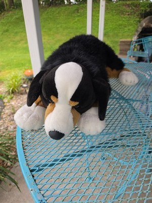 Bernese Mountain Dog Plush 38'' Realistic E&J Prima Classic Stuffed Animal Jumbo