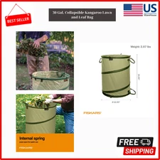 30 Gal. Collapsible Kangaroo Lawn And Leaf Bag |394050-1003|