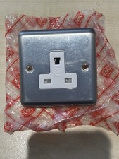 Mk Single Socket Outlet Non Standard Clean Earth Stainless Albany