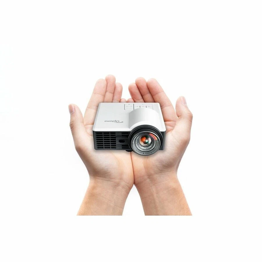 Optoma ML1050STi 3D Ready Short Throw DLP Projector - 16:10 - White - Image 2 of 4