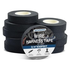 Wire Harness Tape,High Temp Self-Adhesive Felt Cloth Electric Tape for Engine Ba