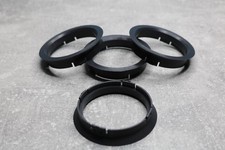 4x SET Zentrierringe Distanzringe 63,3 mm x 56,1 mm dunkelgrau für Alufelgen