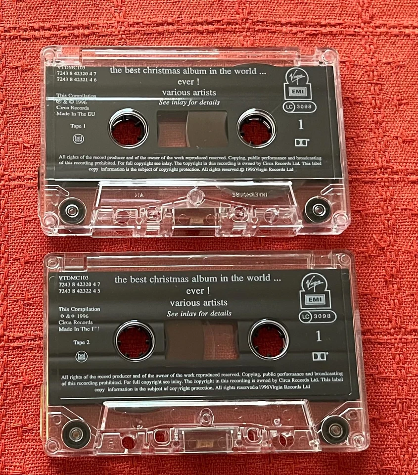 VARIOUS - DOUBLE CASSETTE TAPE - THE BEST CHRISTMAS ALBUM IN THE WORLD...EVER! - Image 2 of 4