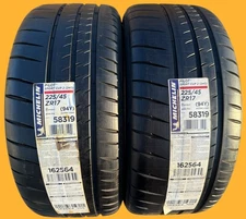 TWO BRAND NEW 225/45ZR17 (94Y) Michelin Pilot Sport Cup 2 (240) Tires 2254517