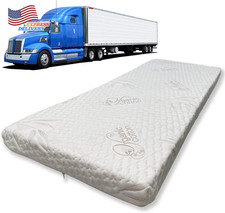 5" X 32" X 79" Semi Truck Memory Foam Trucker Mattress Washable