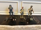 GI Joe Classified Retro 3 Figure Lot Rock N Roll Scarlett Recondo COMPLETE
